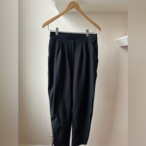 Lululemon Black Pleated Dress Pants